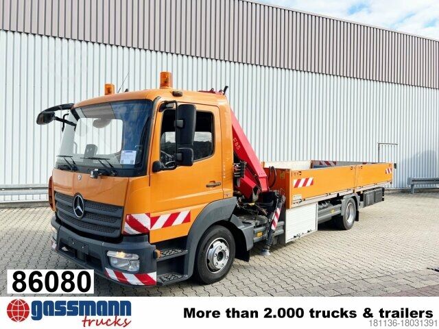 Бортовой грузовик Mercedes-Benz Atego 1023 L 4x2 mit Kran Fassi F85B.0.21