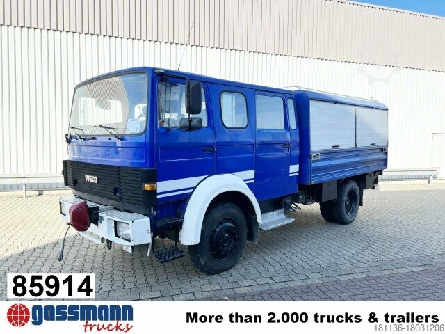 Бортовой грузовик Iveco 120-23 AW 4x4 Doka, V8-Motor, Gerätewagen,