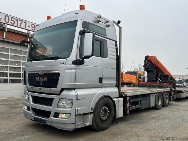 Бортовой грузовик MAN TG-X 26.400 6x2 Pritsche Heckkran Palfinger PK 3