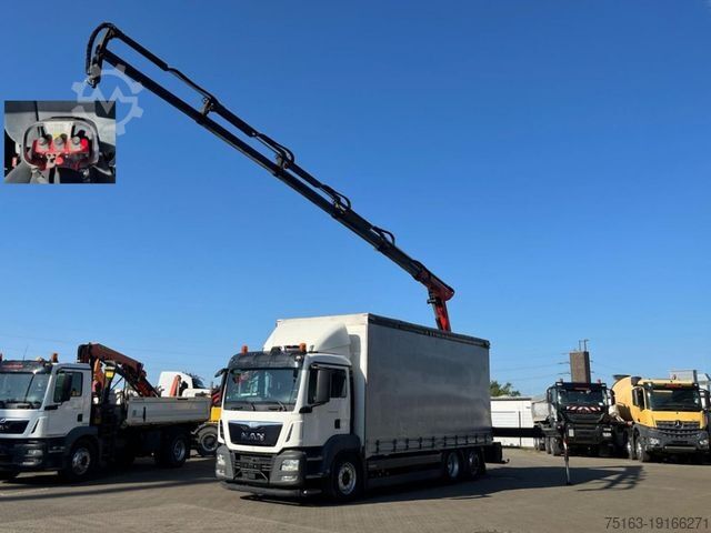 Бортовой грузовик MAN TG-S 26.400 6x2-2 BL Pritsche Heckkran