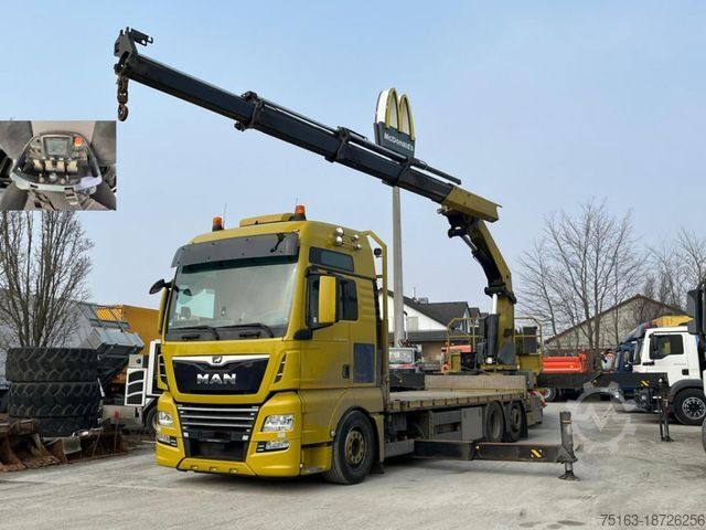 Бортовой грузовик MAN TG-X 26.500 6x2-2 LL Pritsche Heckkran 53m/to, F