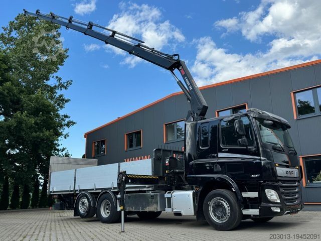 Бортовой грузовик DAF CF 450 FAN 6x2 Pritsche mit Kran HIAB 188 E-6