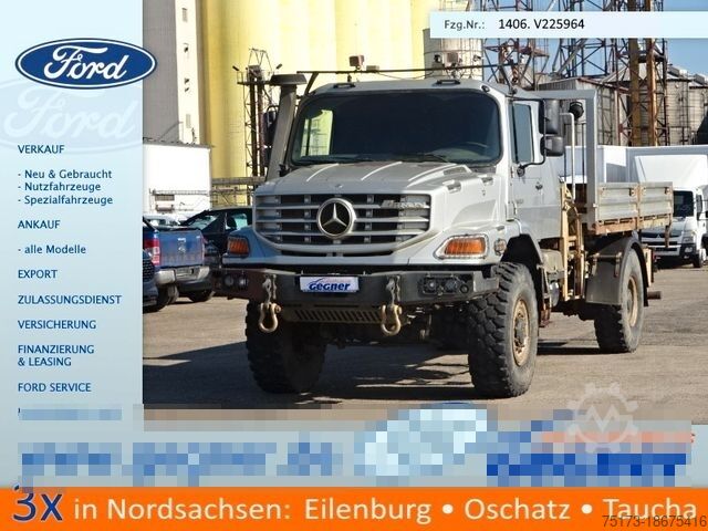 Бортовой грузовик MERCEDES-BENZ Zetros 1833 4x4 Pritsche AHK Standhzg Automatik