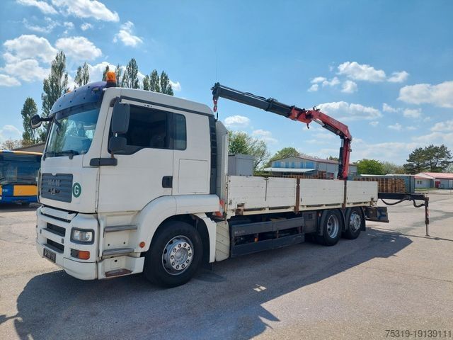 Бортовой грузовик MAN GA 26.320 6X2-2 BL + Kran Fassi F110AC22