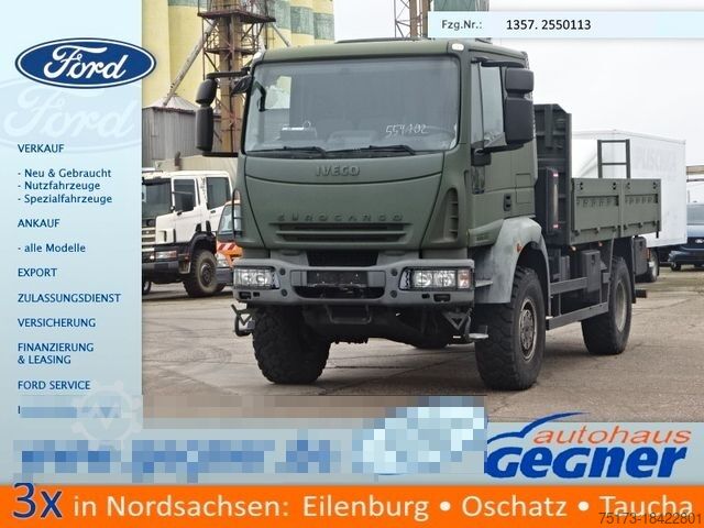 Бортовой грузовик IVECO EuroCargo 100E 22WS 2t HümS  4x4 Single Berreif