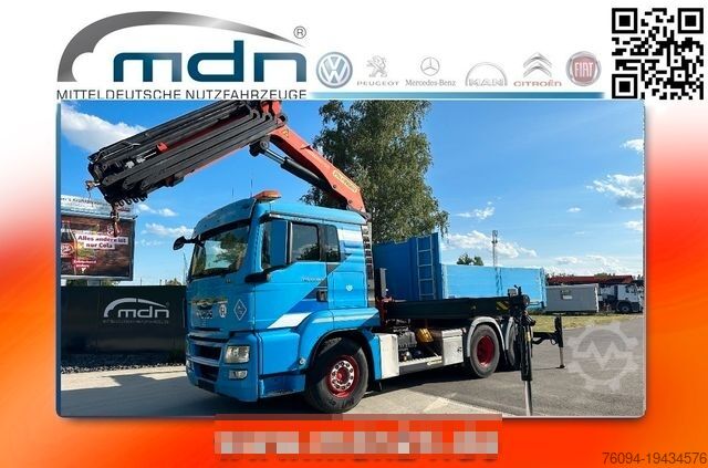Бортовой грузовик MAN TGS 33.440 6x4 SZM+Pritsche KRAN 21m Greifer