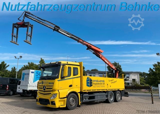 Бортовой грузовик MERCEDES-BENZ Actros 2651 6x2 LL/ Atlas 186.3/ 11.2m=1.6t/ EU5
