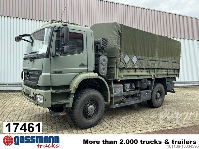 Бортовой грузовик Mercedes-Benz Axor 1829 A 4x4, Ex-Bundeswehr