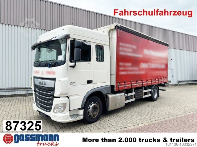 Бортовой грузовик DAF XF 410 FA 4x2, Fahrschule, 2x AHK, 6 Sitze