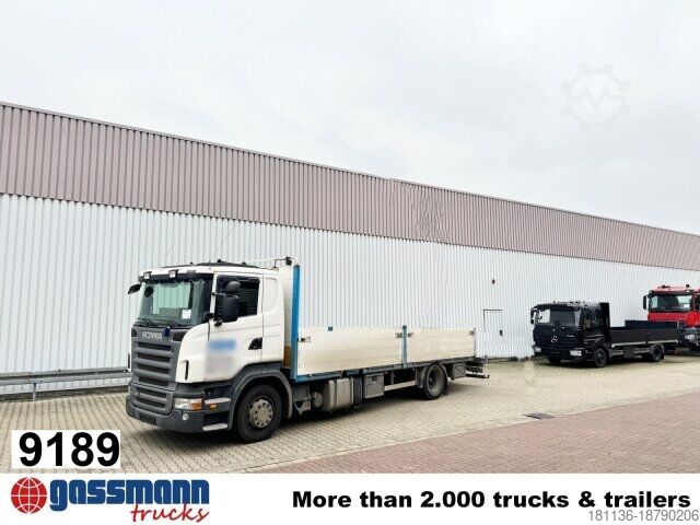 Бортовой грузовик Scania R380 DB 4x2 MNA, Platz für Heckkran, 2x AHK