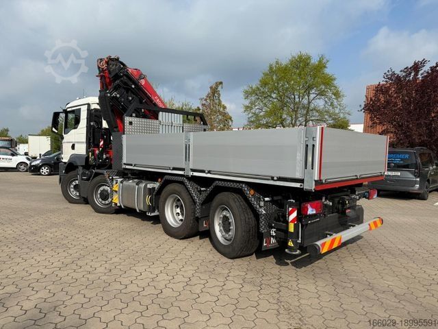 Бортовой грузовик MAN 35.520 8x4 Kran Fassi F800, OHNE ABSTÜTZÜBERWACH
