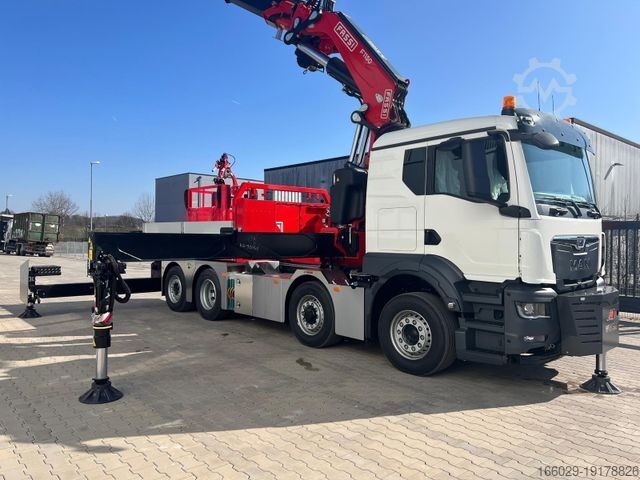 Бортовой грузовик MAN MAN 8x4 mit F1150RA.2.28 L616 Winde, 2.per. Korb