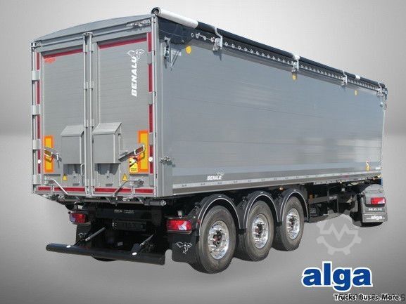 Полуприцеп-самосвал BENALU VN-Bulkliner S9500, ALu, 52m³, Kombitür, SAF