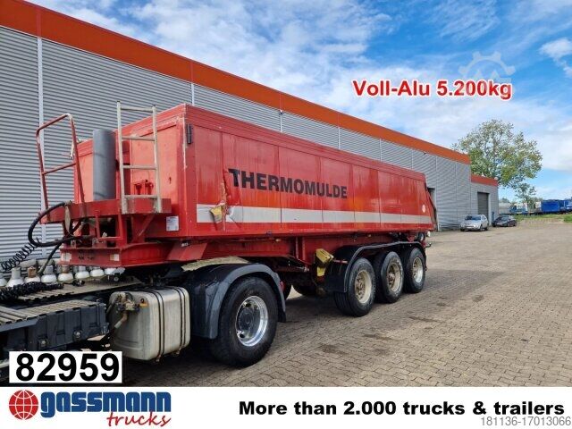 Полуприцеп-самосвал Meierling MSK 24 Voll-Alu Iso-Kastenmulde, ca. 25m³, 2x