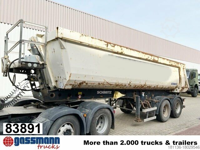 Полуприцеп-самосвал Schmitz SKI 18 SL 7.2, Liftachse, Stahlmulde ca. 24m³