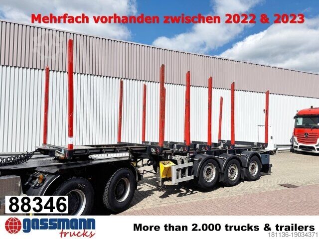 Лесовозный полуприцеп Doll LOGO H3L-14XL, Liftachse, Nachlauflenkachse,