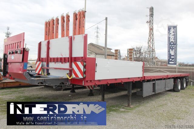 Двухосный раздвижной бортовой полуприцеп EIKON semirimorchio pianale allungabile tronch