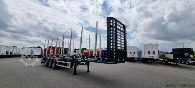 Лесовозный полуприцеп KÄSSBOHRER Holztransporter / Timber Carrier SHF-H13