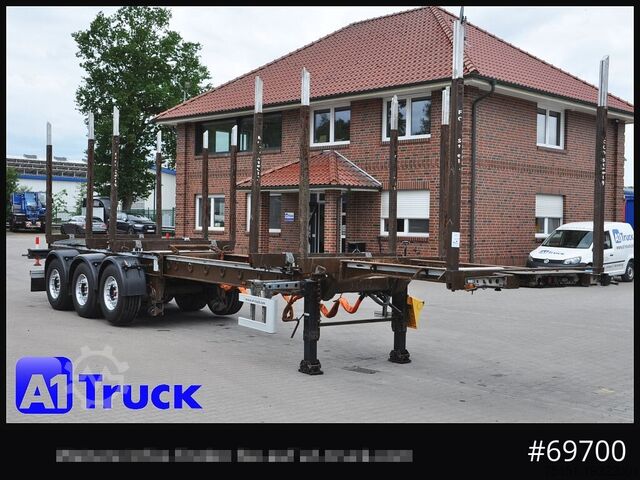 Лесовозный полуприцеп DOLL H3L-14XL Holz Tele, Lenkachse 275 tkm.