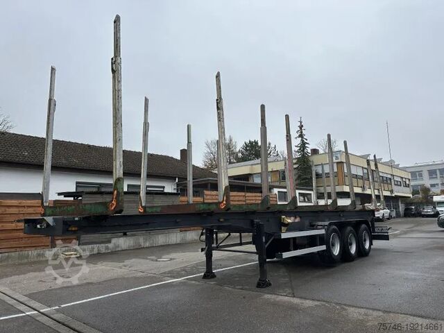 Транспортировщик древесины Doll Holzauflieger 34 to EXTE Rungen TÜV NEU! BOFA H...