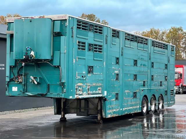 Полуприцеп для перевозки скота PEZZIOLI 3.Stock Cattle-Cruiser Hals+Tiefbett Typ2