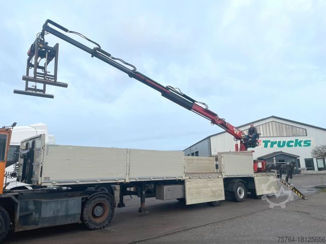 Полуприцеп SCHWARZMÜLLER Rollkran Kennis 30R Drehkranz/2x Achsen gelenkt!