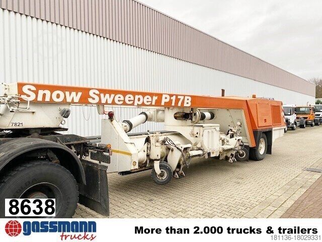 Полуприцеп  Snow Sweeper P17B, V8-Motor, Kehrblasgerät, 4x