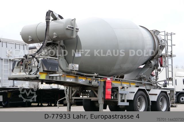 Полуприцеп  Louault SR 24 Liebherr  Betonmischer Lenkachse 