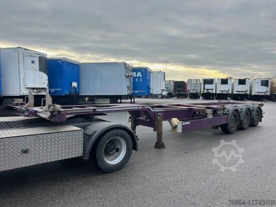 Полуприцеп с сменным кузовом WEB TRAILER LPRS24 HECKSCHIEBER 1X20 FT 2X20 FT 1X40 FT