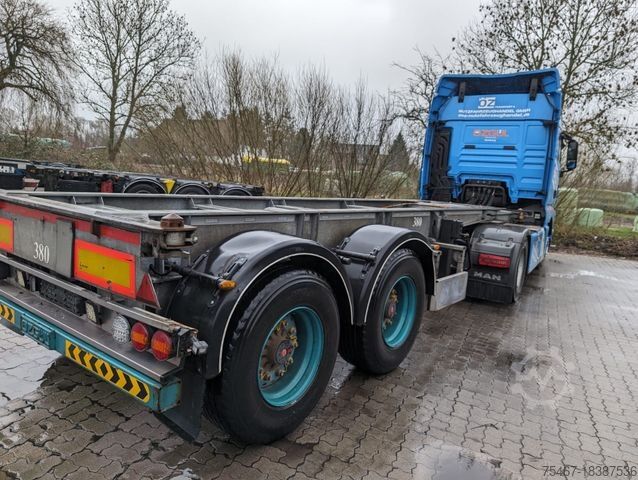 Полуприцеп с сменным кузовом  OZGUL TRAILER 20 Fuß Blatgefedert