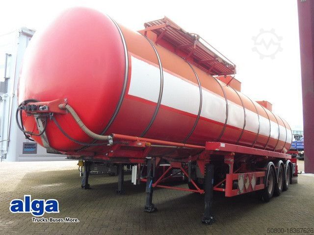 Полуприцеп-цистерна KÄSSBOHRER Isoliert, Chemie, V2A, 32m³,Kompresor,Alu-Felgen