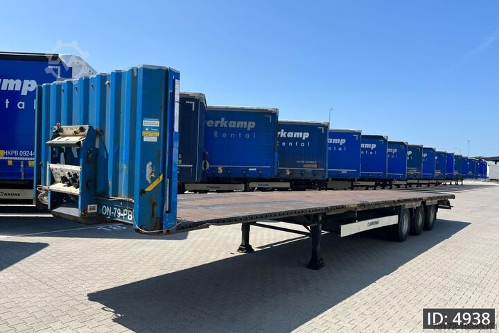 Платформенный трейлер Krone SD Mega / Drum brakes