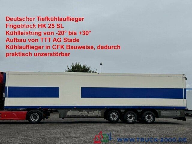 Рефрижераторный полуприцеп  TTT Tiefkühler 30t. Nutzlast Frigoblock HK 25 SL
