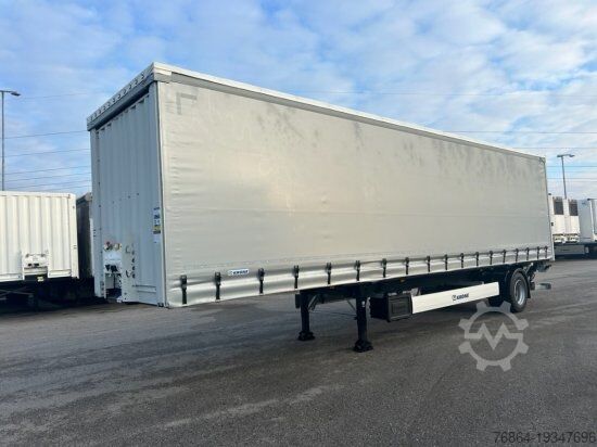 Открытый полуприцеп с тентом KRONE CITY LINER PROFI, 1-ACHS- ZWANGSGELENKT, DHOLLANDIA LBW 2000KG,