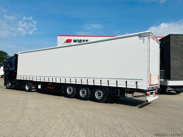 Открытый полуприцеп с тентом KÄSSBOHRER Kässbohrer SCS Schiebeplanen Auflieger Sofort Ve