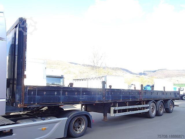 Открытый полуприцеп  3-Achs*Lift+Lenkachse*MSH Mitnahme Staplerhalter