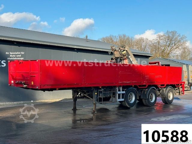 Открытый полуприцеп FLOOR Various Kranauflieger Lenk u. Lift Achse