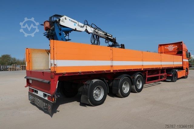 Открытый полуприцеп RENDERS Baustoffpritsche Rollkran Kennis 14 aus 2010