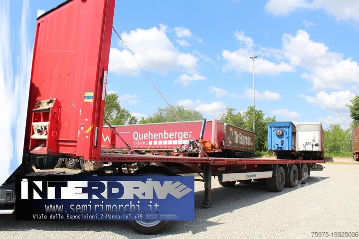 открытый полуприцеп Krone semirimorchi ribassati pianalati usati