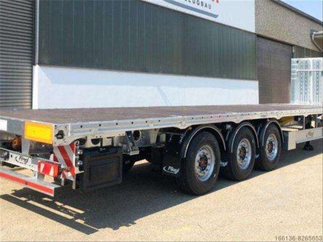 Открытая платформа Fliegl SDS 390 Plateau mit Teleskopierung für Baustahlmattentransport