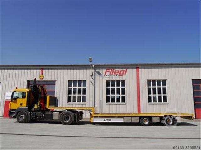 Открытая платформа Fliegl SZS 310 Jumbo Plateau Holz