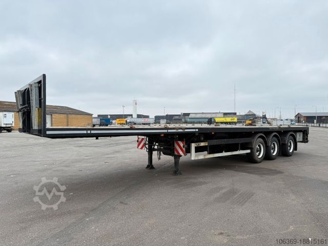 Полуприцеп с рабочей платформой LAG 3 axle 7 m. Extendable / Last Axle Steering