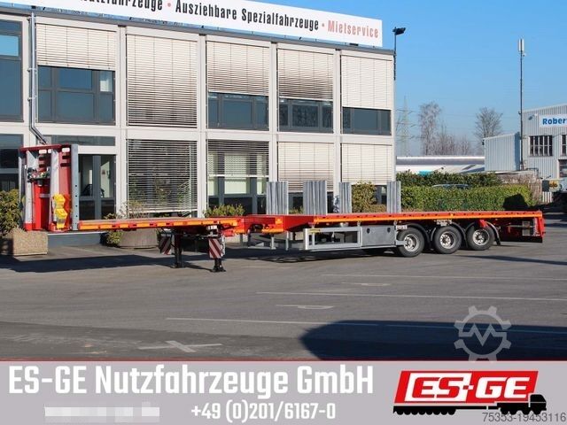 Полуприцеп с рабочей платформой FAYMONVILLE Telemax Megatrailer - hydr. gelenkt