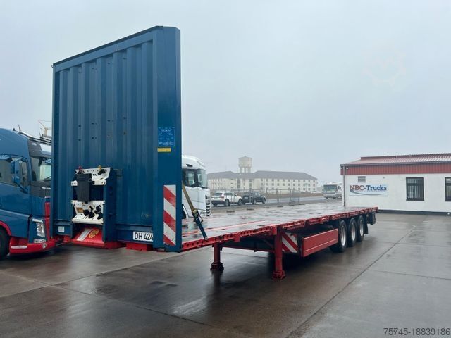 Полуприцеп с рабочей платформой KRONE SD * PALETTENKASTEN * 10x RUNGEN *  STAHLMATTEN