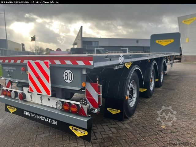 Полуприцеп с рабочей платформой BROSHUIS Telesattel 1x ausziehbar 3-Achs Telesattel Leich