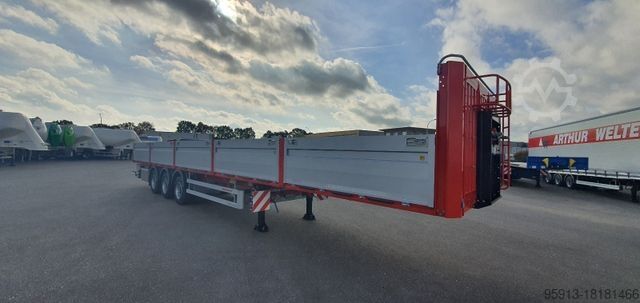 Полуприцеп с рабочей платформой KÄSSBOHRER Plattform Leicht MEGA SPS 3 BordwändeAUCH MIETE