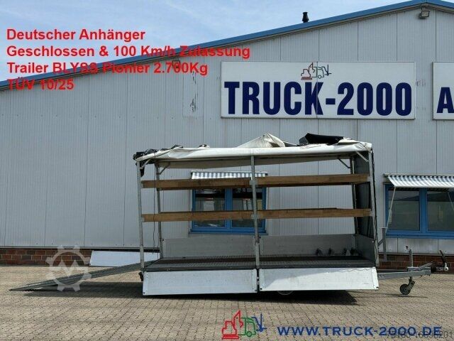 Автовозный прицеп Blyss Pionier Trailer 2.700Kg GESCHLOSSEN 100 Km/h