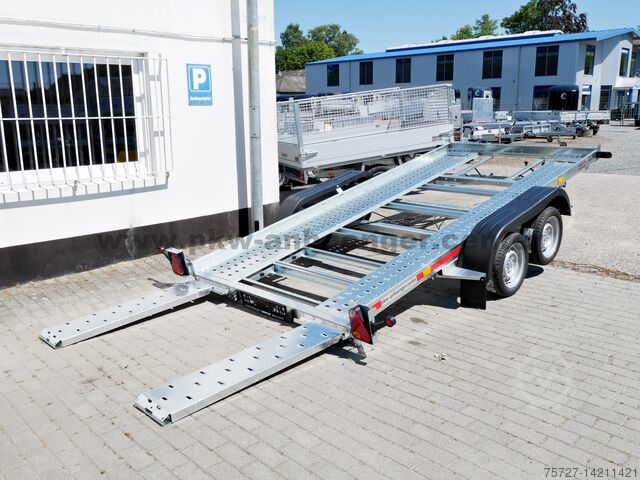 Автовоз TEMA TEMARED CarFlat 4018U 400x185cm 2000kg Autotrailer ankippbar