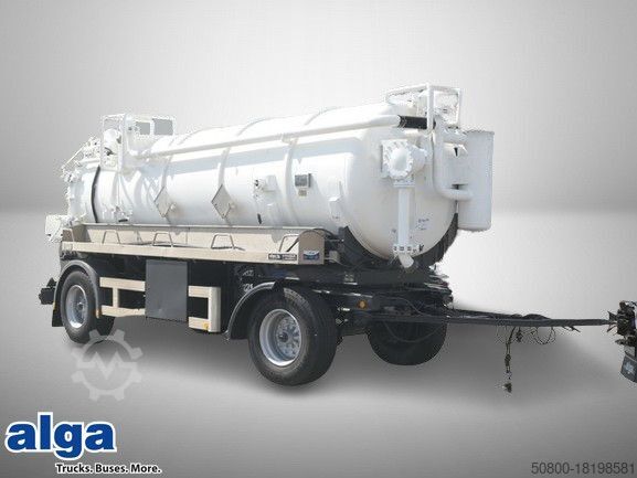 Цистерна-прицеп  Tollense, Schmidt Saugaufbau für Schlamm, 14m³