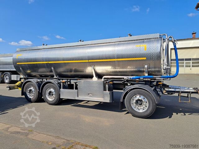 Цистерна-прицеп  Edelstahltankanhänger - 3 Kammern - ISOLIERT